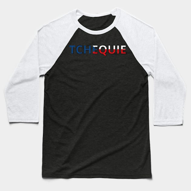 Drapeau Tchéquie Baseball T-Shirt by Pixelforma